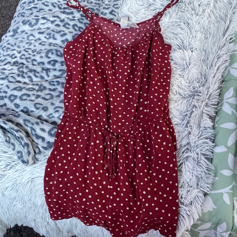 polka dot romper